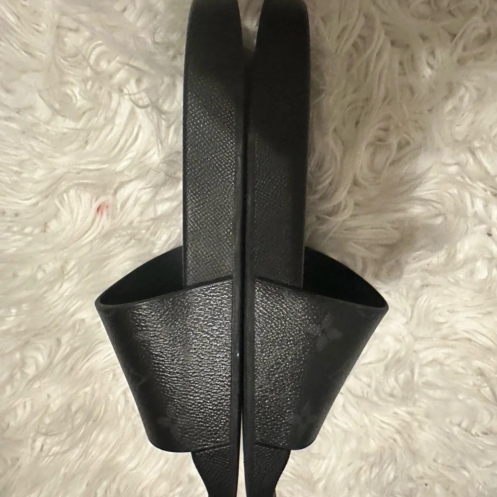 Louis Vuitton Black Monogram Slippers - Picture 4 of 8
